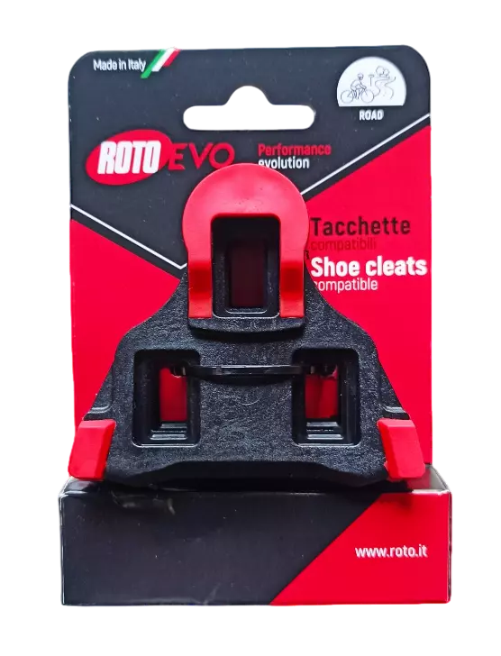 Roto Evo Coppia Tacchette Compatibili Shimano Rotazione 0 gradi